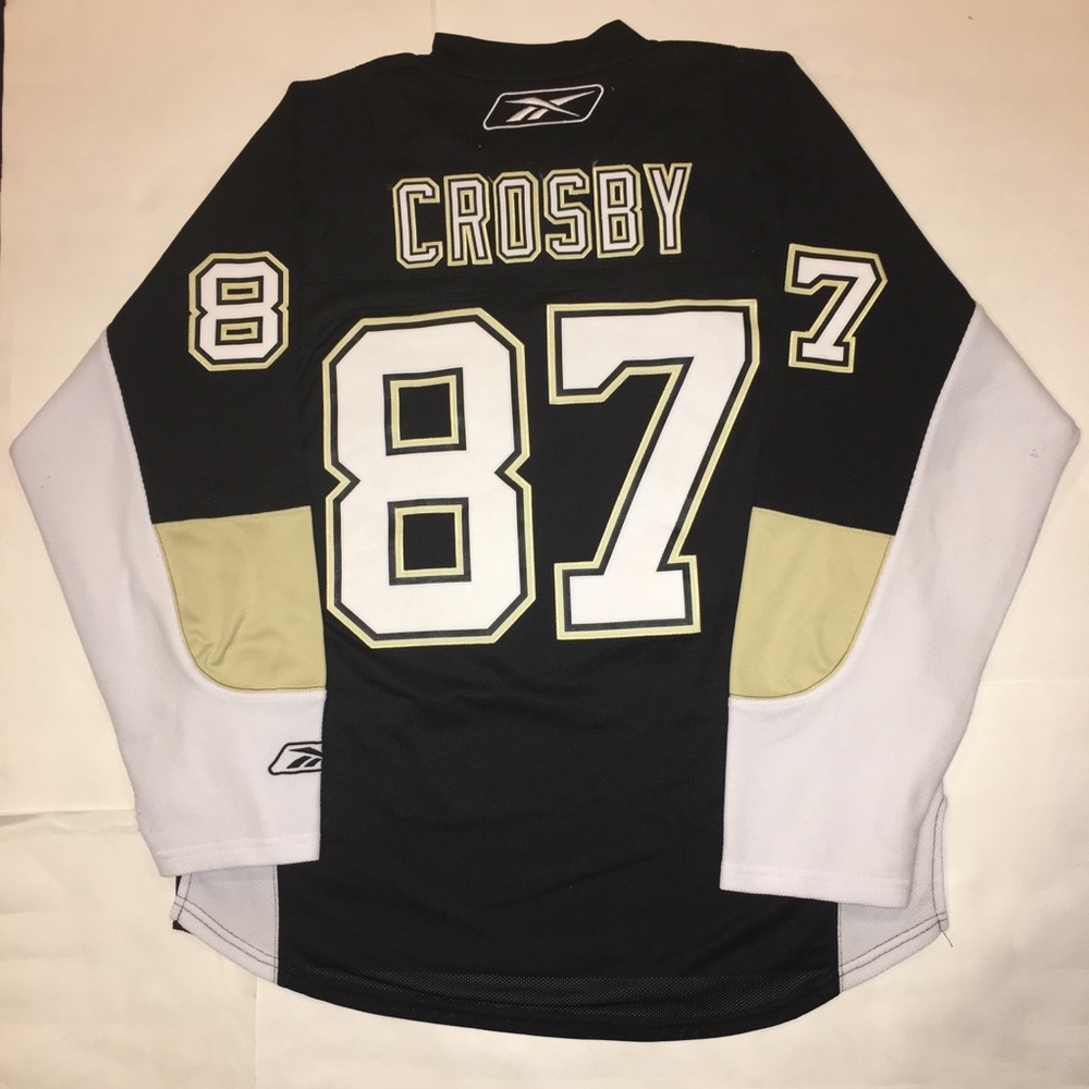 Black And Beige Crosby Medium Jersey 87 Rbk
